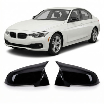 Hochglanz Schwarz Spiegelabdeckungen passend für BMW 1 2 3 4er F20-F36 2012-2019