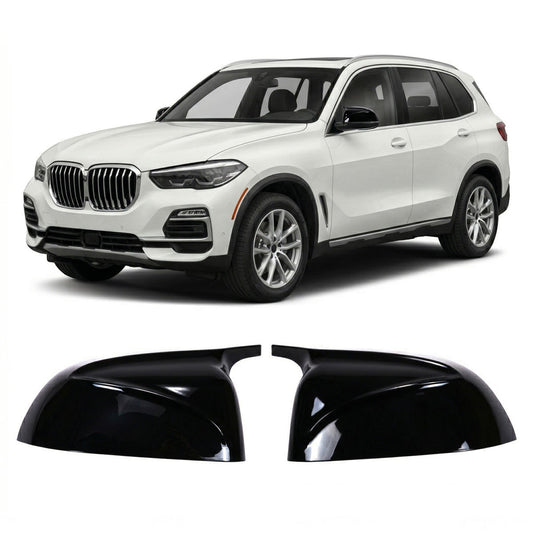 Seitenspiegelabdeckung Set Hochglanz Schwarz passend für BMW X3/X4/X5/X6/X7 2017-2021