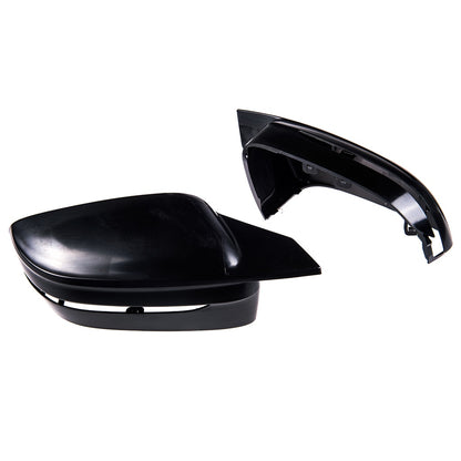 Unlackiertes Spiegelkappen-Set Schwarz für BMW 2 G42 4 G22 G23 G26 ab 2022