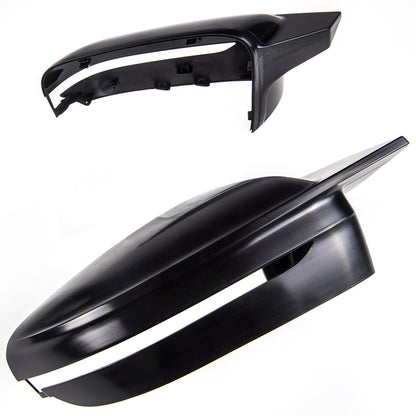 Unlackiertes Spiegelkappen-Set Schwarz für BMW 2 G42 4 G22 G23 G26 ab 2022