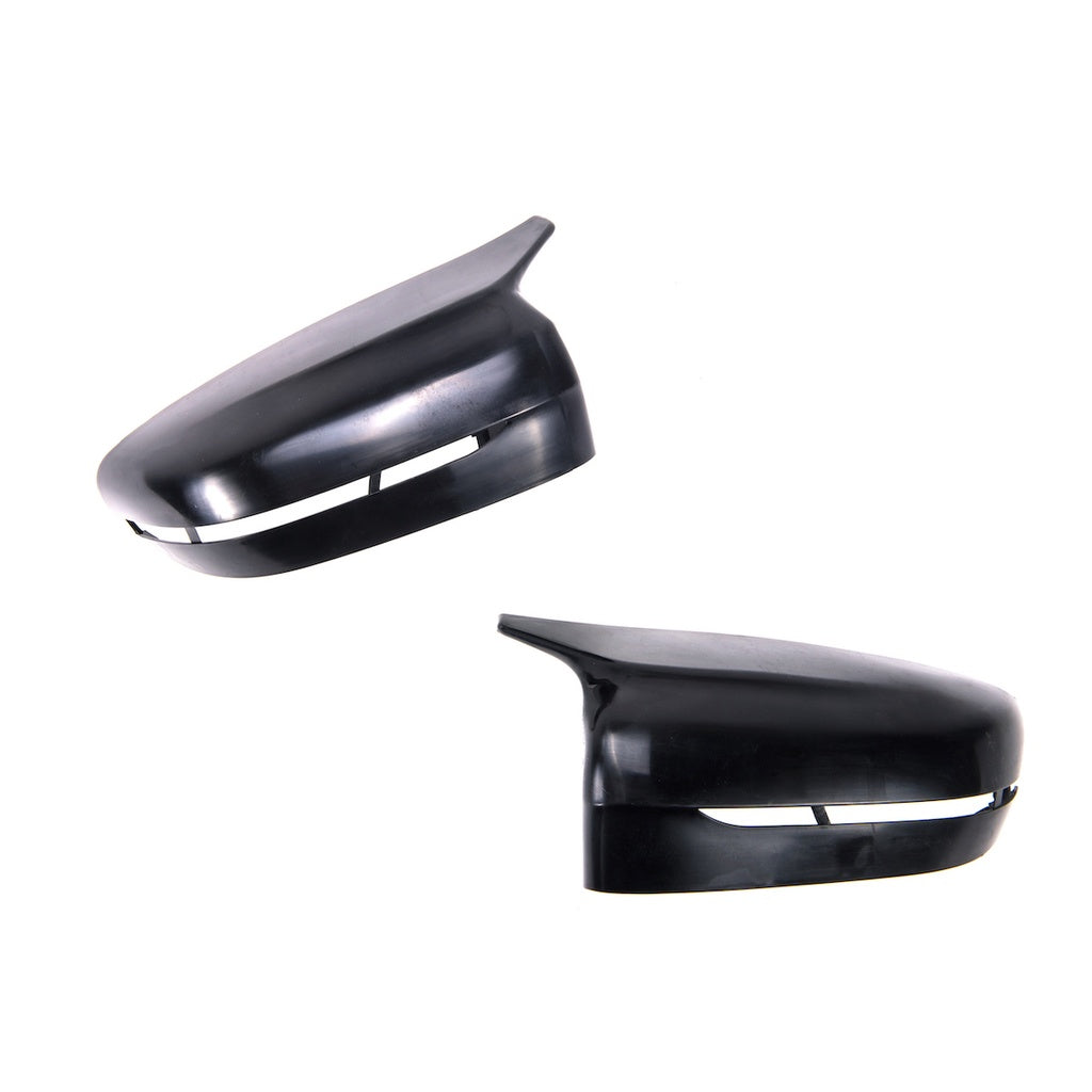 Unlackiertes Seitenspiegel-Abdeckungsset Schwarz BMW 5 G30/G31 M-Stil ab 2017