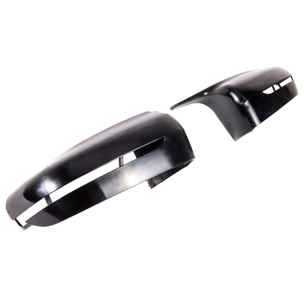 Unlackiertes Seitenspiegel-Abdeckungsset Schwarz BMW 5 G30/G31 M-Stil ab 2017