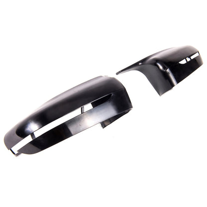 Unlackiertes Seitenspiegel-Abdeckungsset Schwarz BMW 5 G30/G31 M-Stil ab 2017