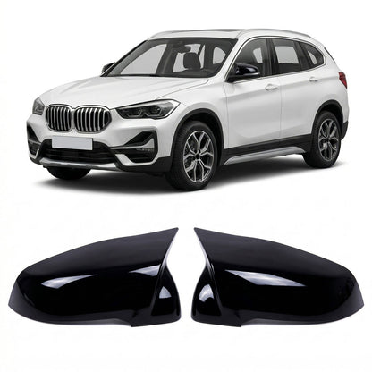 Spiegelabdeckungen Set Hochglanz Schwarz passend für BMW X1 F48 2015-2022