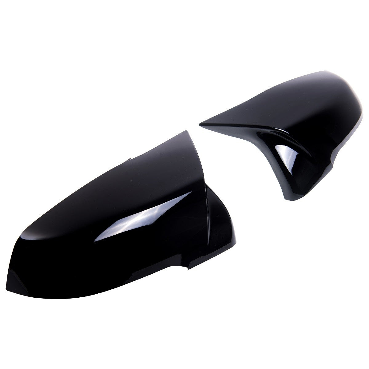 Spiegelabdeckungen Set Hochglanz Schwarz passend für BMW X1 F48 2015-2022