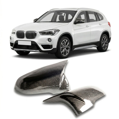 Carbon Seitenspiegelabdeckungen Set passend für BMW X1 (F48) 2015-2022