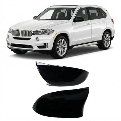 Hochglanz Schwarz Spiegelabdeckungen Set passend für BMW X3 X4 X5 X6 2014-2018