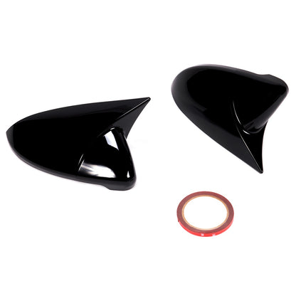 Spiegelkappen-Set Glanz Schwarz für VW Golf 7 Modell 2012-2019