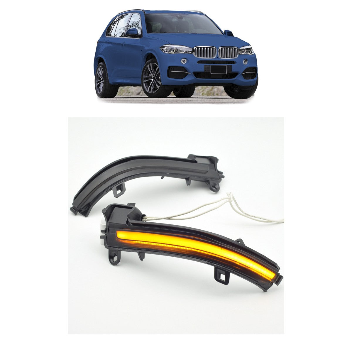 Dynamische LED Seitenspiegelblinker passend für BMW X5 F15 X6 F16 2014-2018