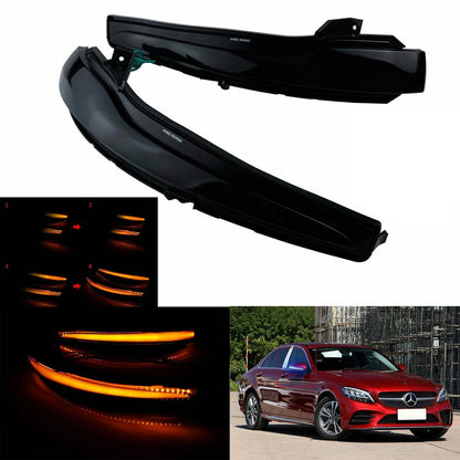Dynamisches LED Spiegelblinker Set passend für Mercedes C/V/S-Klasse 2014-2021