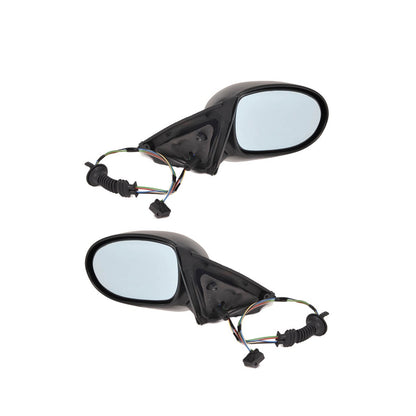 Elektrisch Verstellbares Beheiztes Seitenspiegel-Set BMW 5er-Serie E39 Limousine Touring Unlackiert
