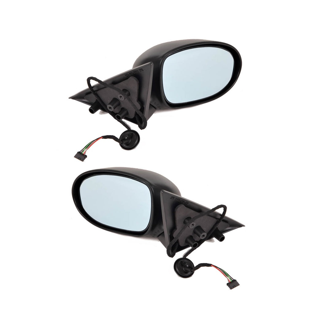 Elektrisch Beheiztes Manuell Klappbares Seitenspiegel-Set Unlackiert für BMW 3er E46 Coupé Cabrio 1999-2006
