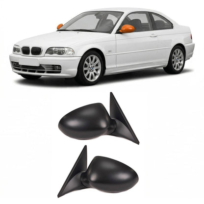 Elektrisch beheizbare elektrisch klappbare Seitenspiegel passend für BMW 3 E46 1999-2006