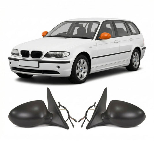 Seitenspiegel Set (elektrisch, beheizbar, klappbar) passend für BMW 3er E46 98-05
