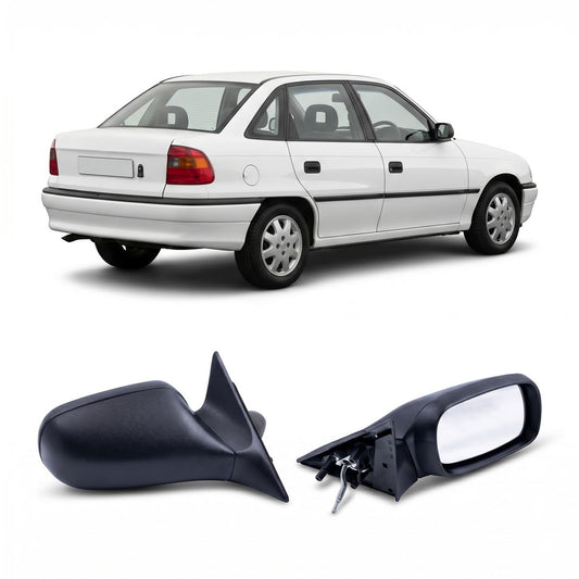 Manueller Außenspiegel rechts mit Hebel passend für Opel/Vauxhall Astra F 1994-1998