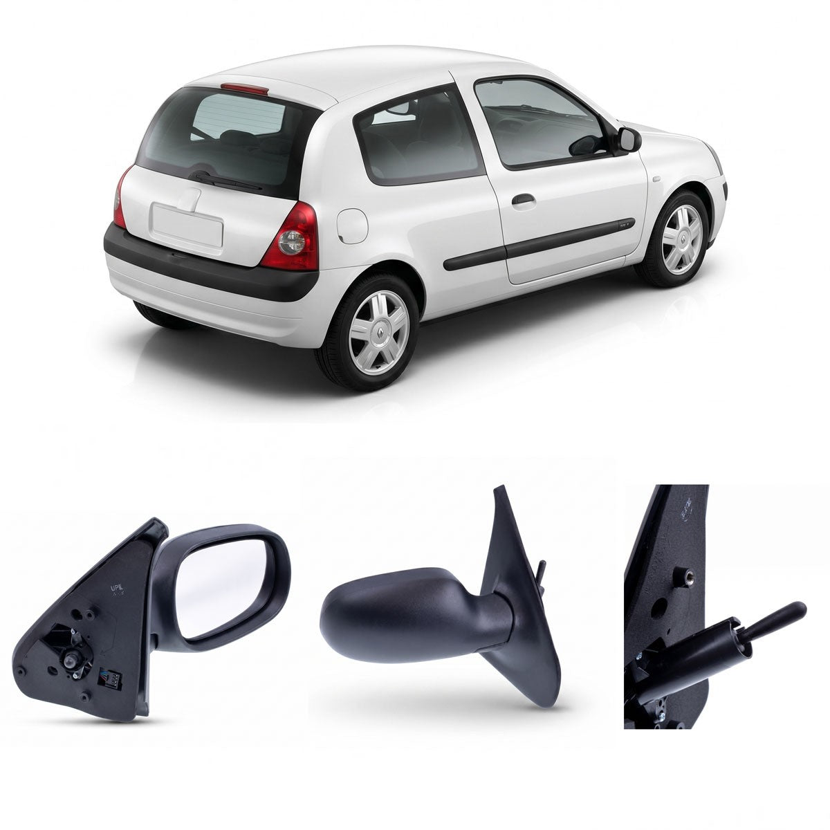Rechter Außenspiegel passend für Renault Clio Campus 2001-2006