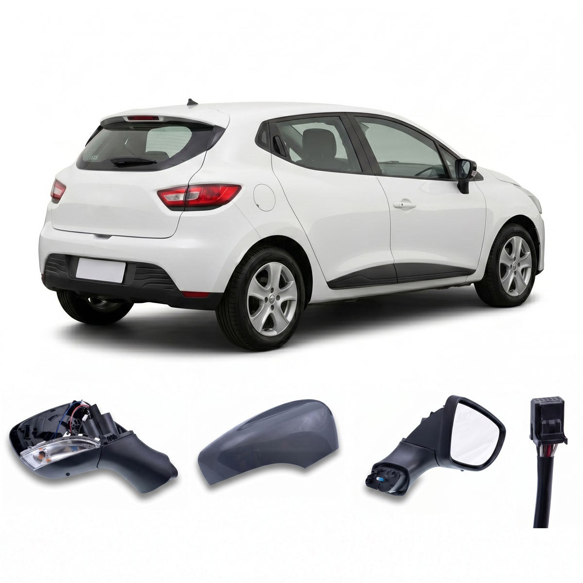 Rechter Außenspiegel elektrisch beheizt mit Sensor passend für Renault Clio IV 2012-2019