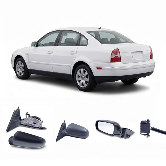 Außenspiegel LH elektrisch beheizt grundiert passend für VW Passat B5 1998-2003