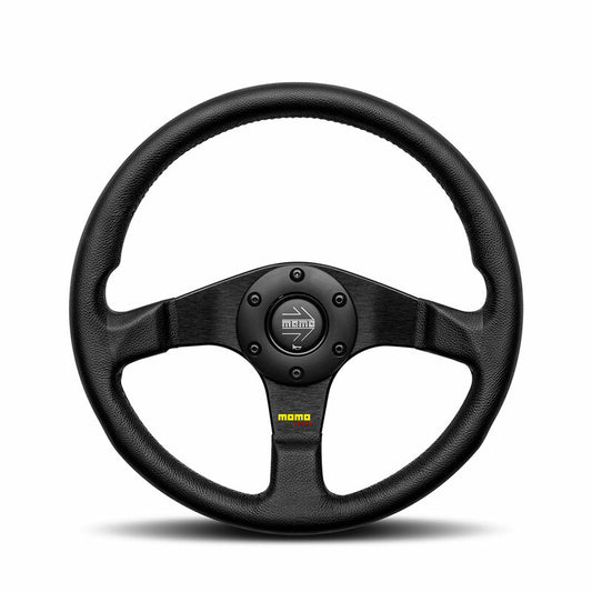 MOMO Sportlenkrad Tuner 350mm Glatteder schwarz/ Speichen schwarz