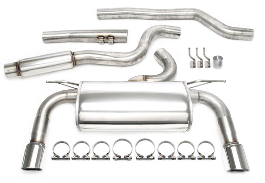 TA Technix Duplex Edelstahlanlage 1x90mm Links+Rechts passend für BMW 3er Limo.+Touring 320i Typ F30,F31 / 4er Cabriolet/C...