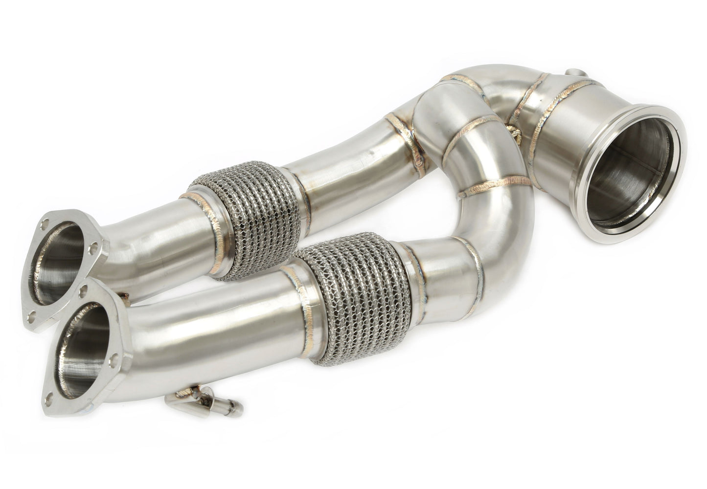TA Technix Downpipe ohne Katalysator passend für Audi TT-RS Typ 8J, A3 Sportback RS3 Typ 8P, Q3 RS Quattro 2.5 TFSI Typ 8U