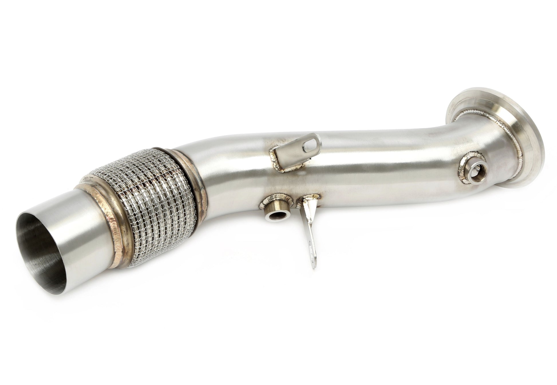 TA Technix Downpipe ohne Katalysator mit Flexrohr passend für BMW 1er Serie Typ F20, F21, 2er Serie Typ F22, F23, 3er Seri...