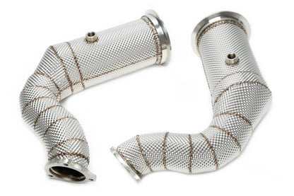 TA Technix Downpipe mit Katalysator+Hitzeschild passend für Porsche Cayenne Turbo Typ 9YA