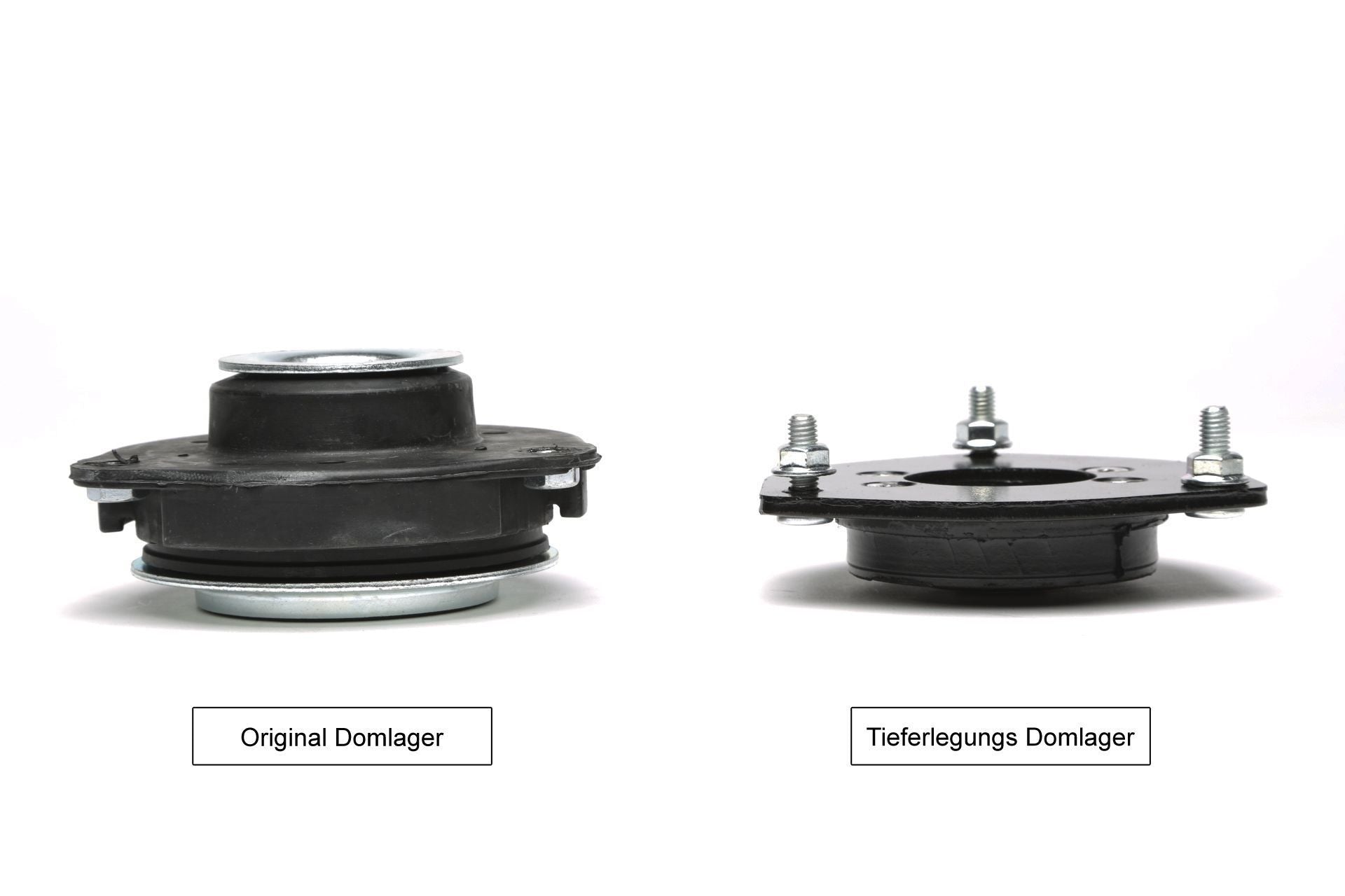 TA Technix Tieferlegungs - Domlager Set / Vorderachse-​10mm / Airride / Luftfahrwerk +Gewindefahrwerk / passend für Audi /...