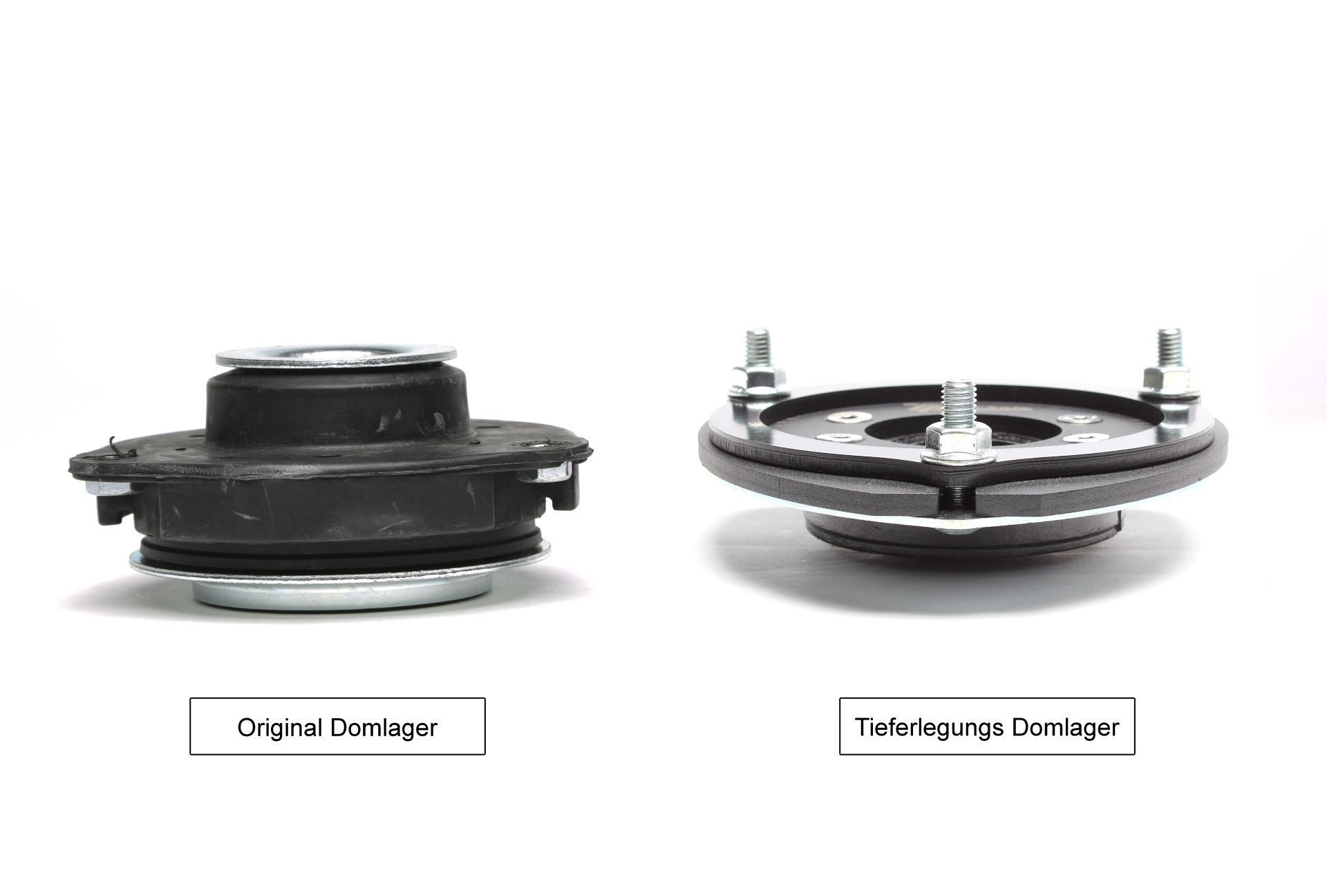 TA Technix Tieferlegungs - Domlager Set / +Sturzverstellung / Vorderachse-​10mm / Airride / Luftfahrwerk +Gewindefahrwerk ...