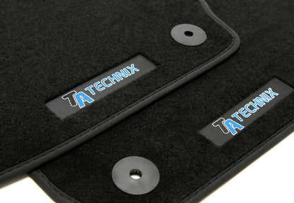 TA Technix Fußmatten Set mit Logo passend für VW Passat Typ 3B/3BG