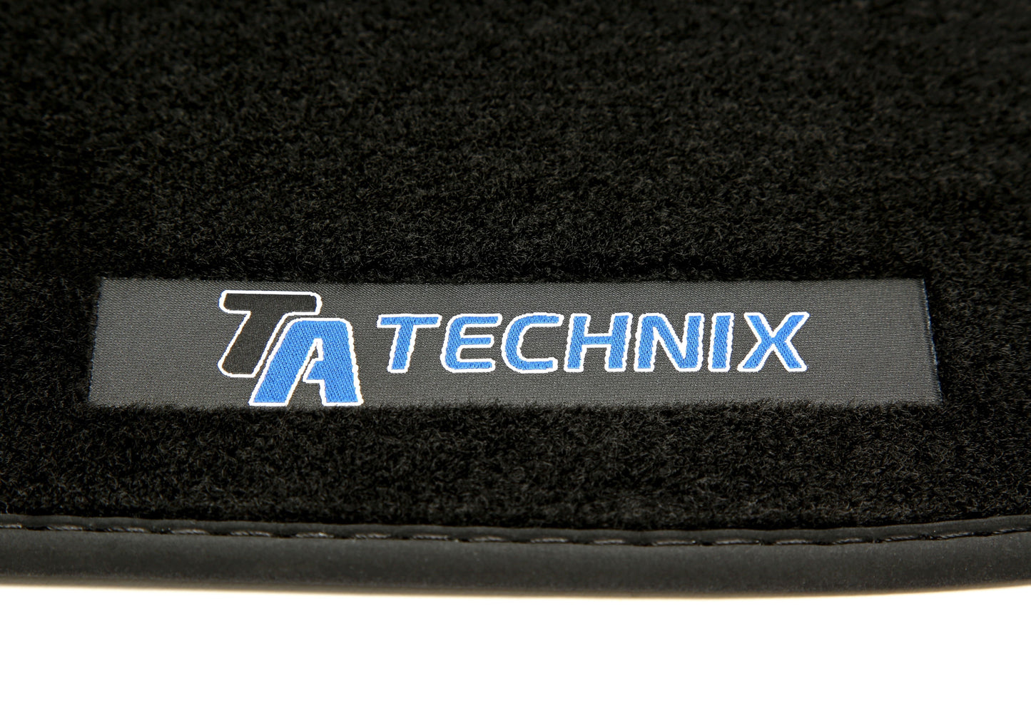 TA Technix Fußmatten Set mit Logo passend für VW Up, Seat Mii, Skoda Citigo