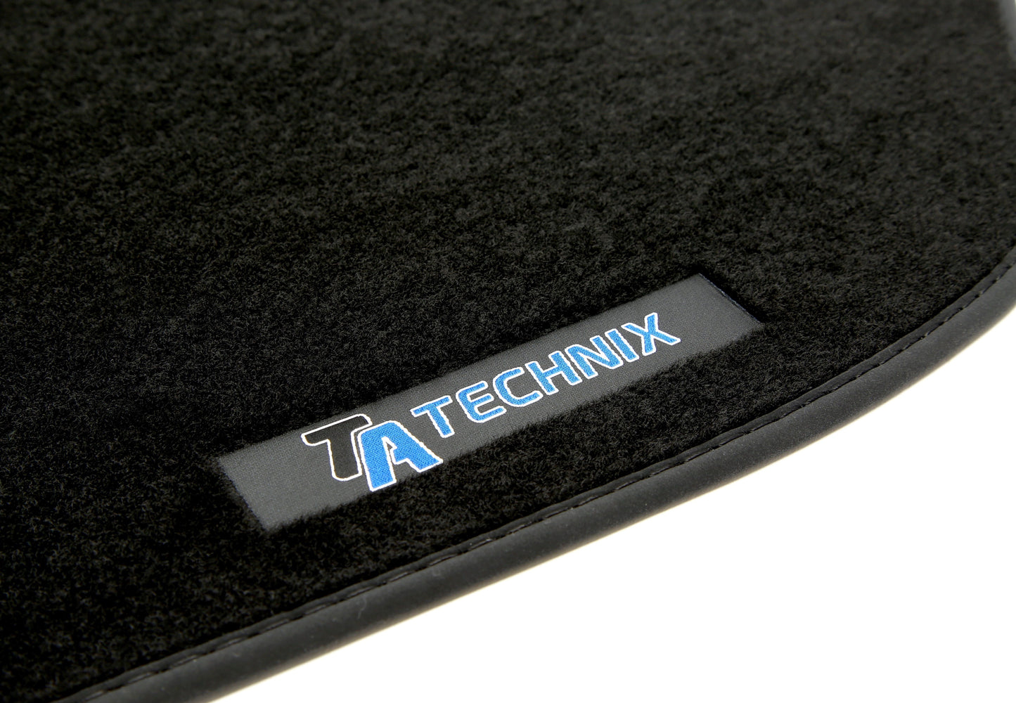 TA Technix Fußmatten Set mit Logo passend für VW Up, Seat Mii, Skoda Citigo