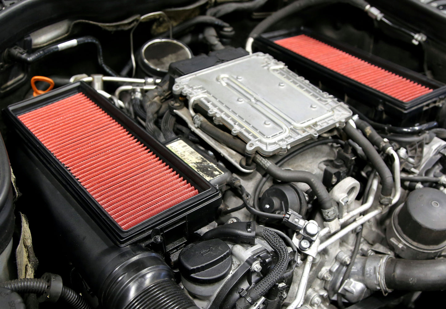 TA Technix Sportluftfilter Set passend für Mercedes Benz C-​Klasse / E-​Klasse / S-​Klassse / G-​Klasse / M-​Klasse / SL-​...