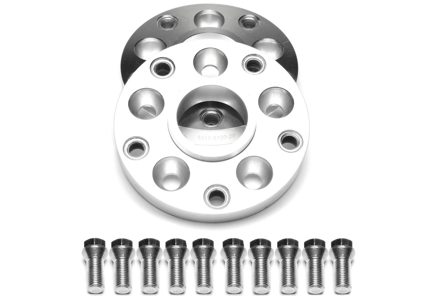 TA Technix Lochkreisadapterset 20mm pro Seite/40mm pro Achse/5x112 auf 5x130