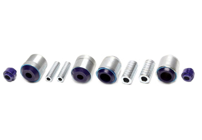 TA Technix PU-​Buchsen Kit 14-​teilig / Vorderachse mit Ø 29mm Stabi / passend für Audi A4 (8E) / A4 Cabriolet (8H)