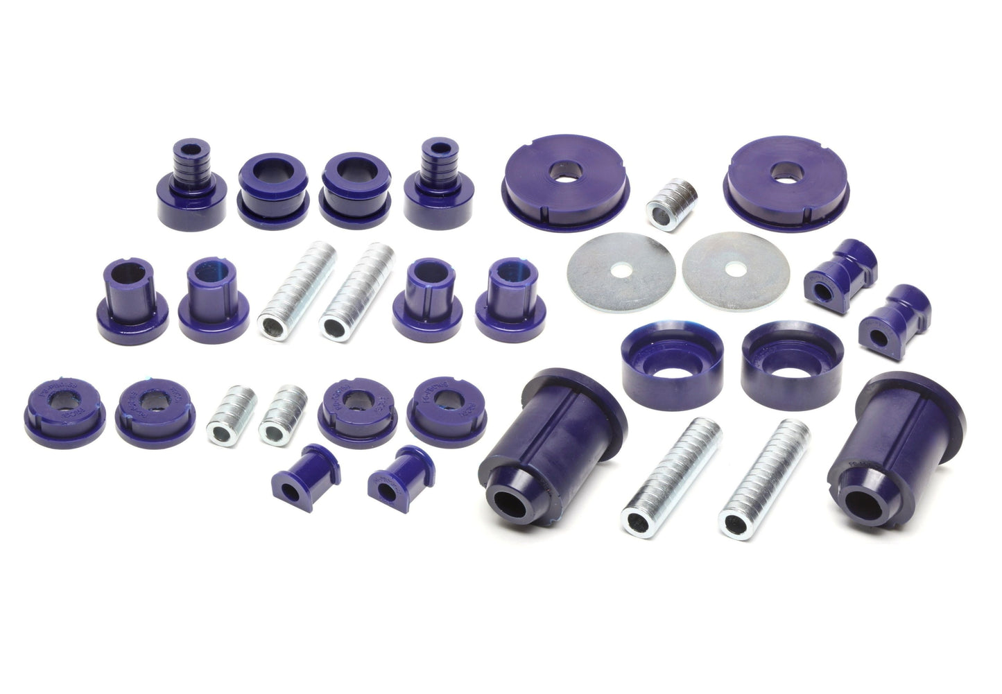 TA Technix PU-​Buchsen Kit 37-​teilig / Vorderachse+Hinterachse / Vorderachse mit Ø 19mm Stabi / M3 Exzenter / Hinterachse...