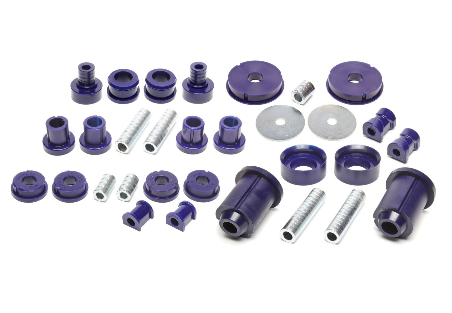 TA Technix PU-​Buchsen Kit 37-​teilig / Vorderachse+Hinterachse / Vorderachse mit Ø 21mm Stabi / M3 Exzenter / Hinterachse...