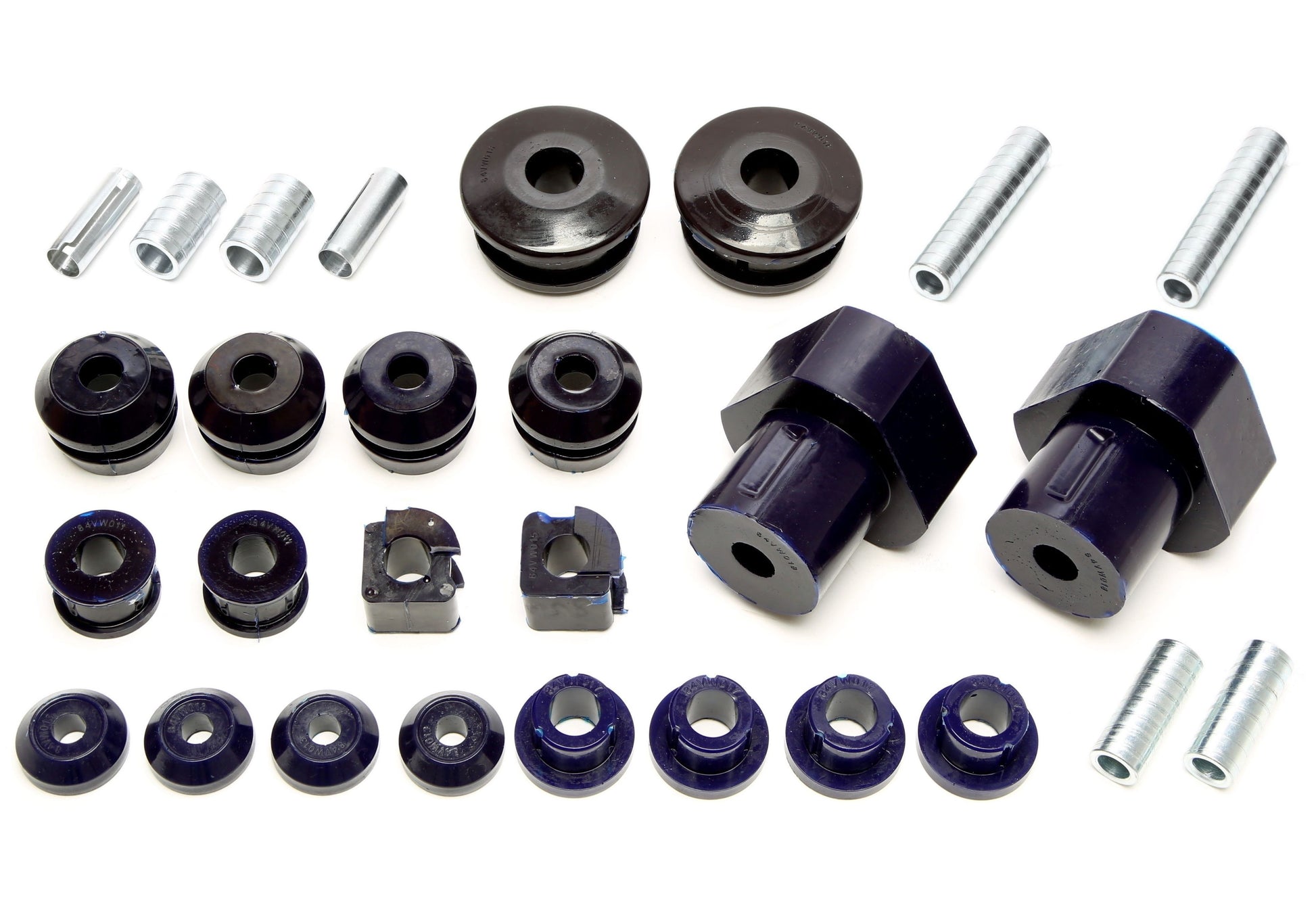 TA Technix PU-​Buchsen Kit 28-​teilig / Vorderachse +Hinterachse passend für VW Golf III / Golf III+IV Cabriolet / Vento