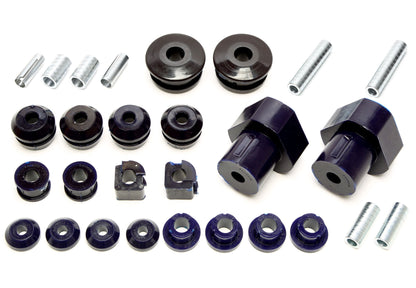 TA Technix PU-​Buchsen Kit 28-​teilig / Vorderachse +Hinterachse passend für VW Golf III / Golf III+IV Cabriolet / Vento