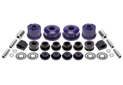 TA Technix PU-​Buchsen Kit 30-​teilig / Vorderachse mit 20mm Stabi +Hinterachse Ø 58mm / passend für Seat Arosa (6H)/ VW L...