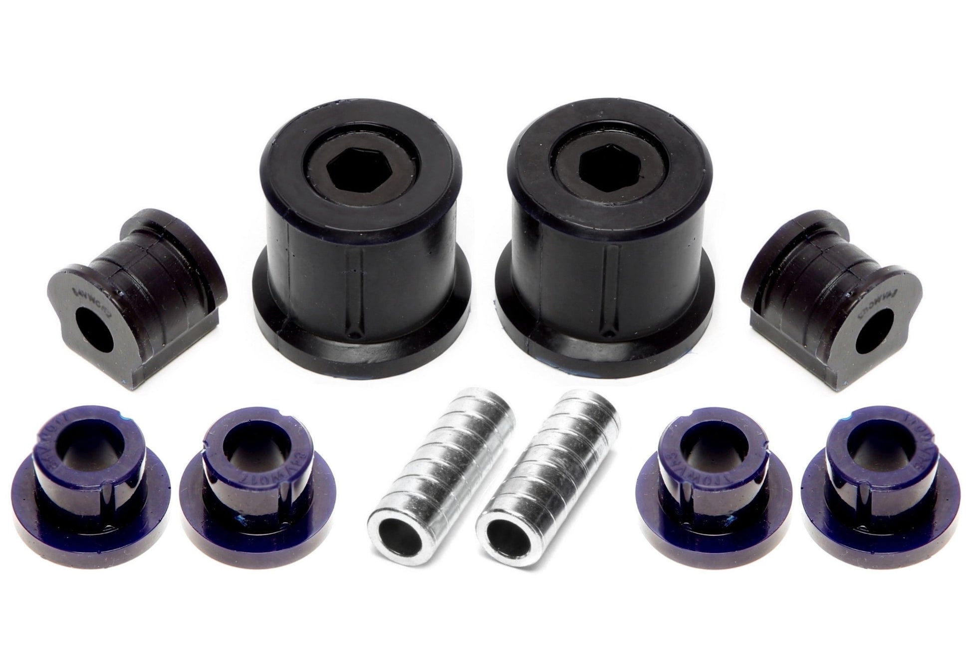 TA Technix PU-​Buchsen Kit 10-​teilig / Vorderachse mit Stabi 18mm / passend für Seat Ibiza, Cordoba (6L)/ Skoda Fabia, Ro...