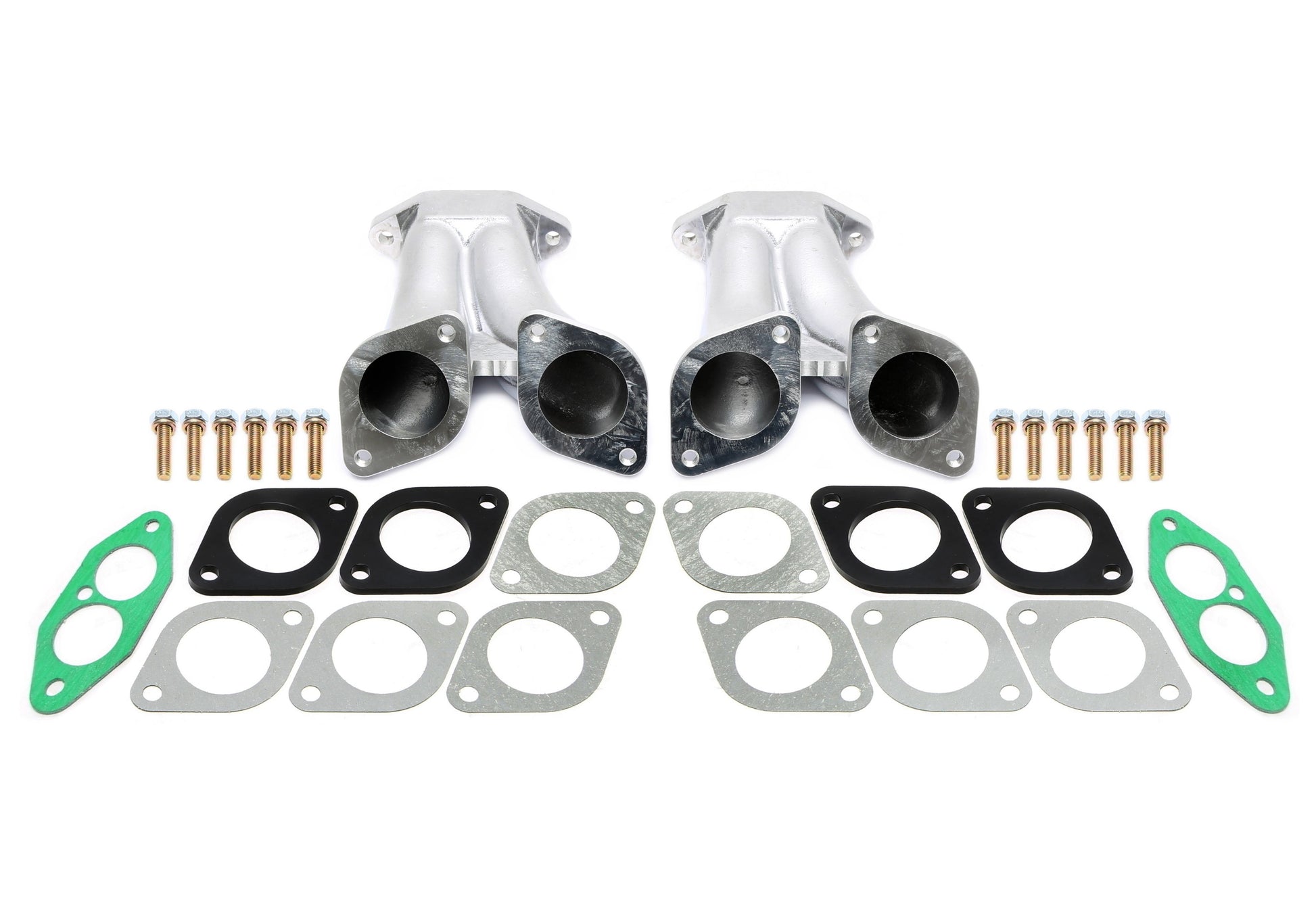 TA Technix Ansaugbrücke passend für 2x Weber 40, 44 IDF Doppelvergaser / Dellorto DRLA Doppelvergaser passend an VW Typ 1 ...