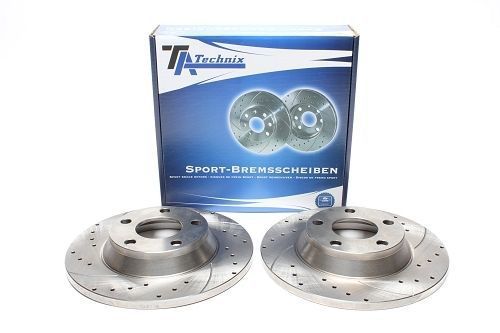 TA Technix Sport Bremsscheiben Satz Vorderachse passend für Audi A4 B5
