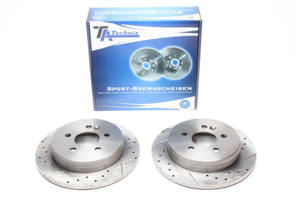 TA Technix Sport Bremsscheiben Satz Hinterachse passend für Mercedes Benz M-​Klasse