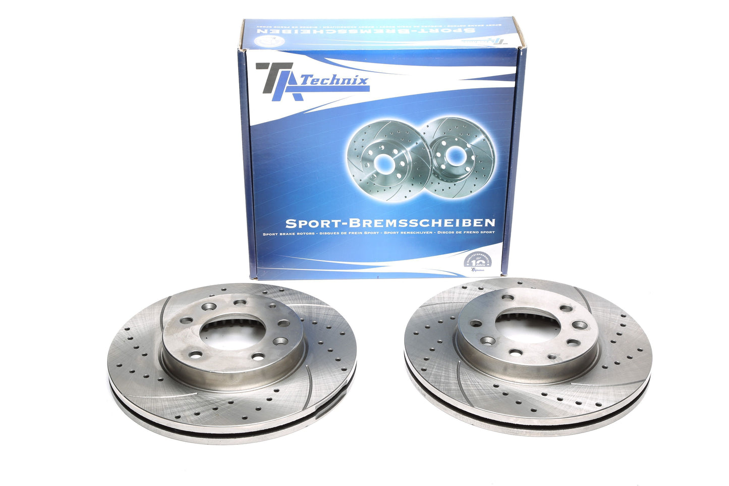 TA Technix Sport Bremsscheiben Satz Vorderachse passend für Mazda 323F VI / 323S VI / 626 V SW / Mazda 6 / Mazda 6 Hatchba...