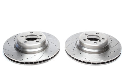 TA Technix Sport Bremsscheiben Satz Vorderachse passend für BMW 5er E60 530d / 7er E65/E66 730/740/750/760