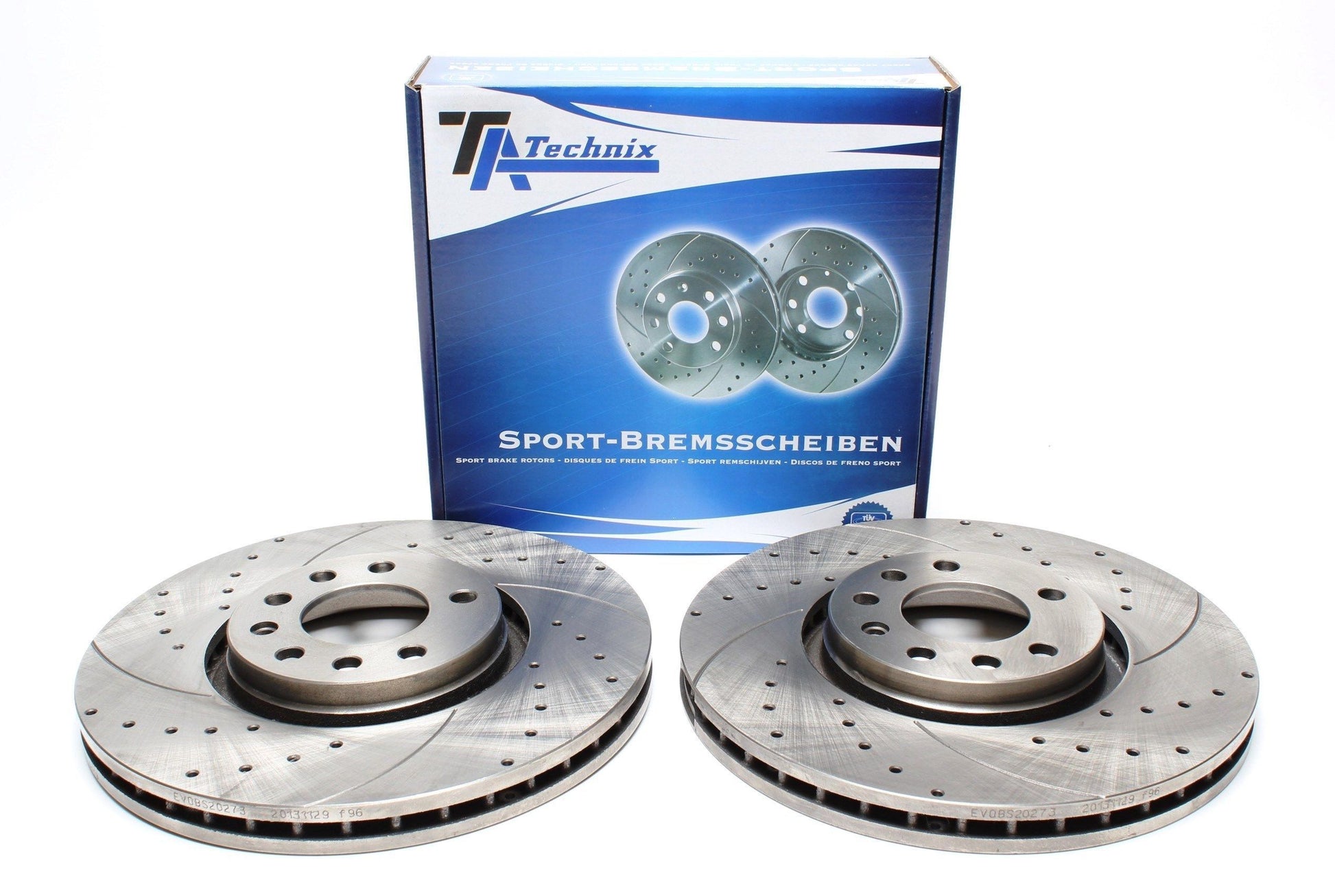TA Technix Sport Bremsscheiben Satz Vorderachse passend für Opel Signum / Vectra C / Saab 9-3