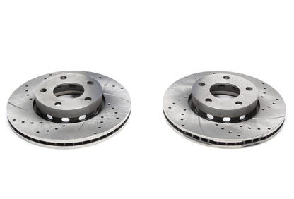TA Technix Sport Bremsscheiben Satz Vorderachse passend für Audi 80 Avant B4, Coupe Typ 89Q