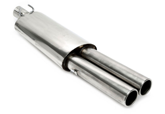 TA Technix Endschalldämpfer 2x76mm rund/gebördelt aus Edelstahlanlage EVOG2A-​xx