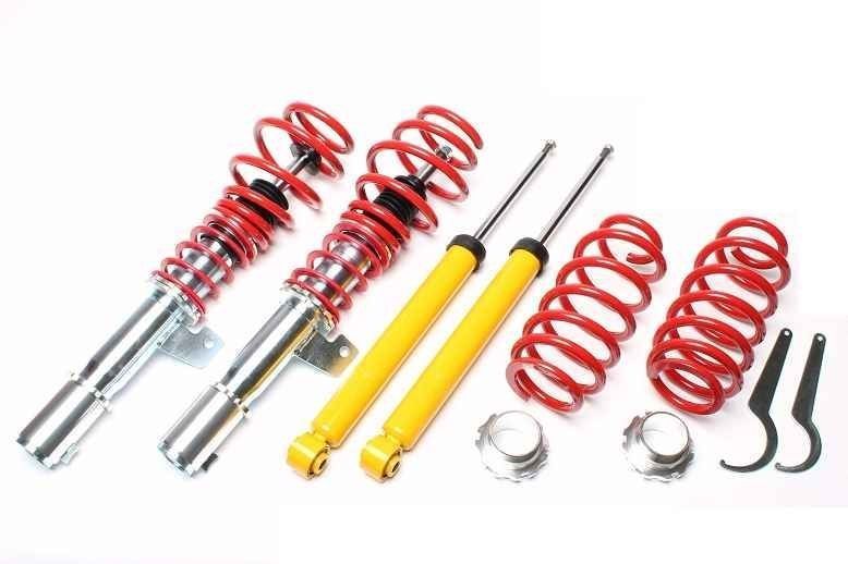 TA Technix Gewindefahrwerk 1106-​1190kg Vorderachslast passend für Audi A3 (8P)/ Seat Altea , Leon, Toledo III (1P/5P)/ Sk...